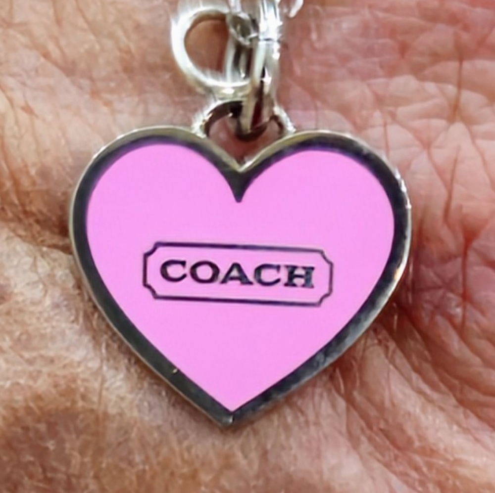 Coach pendant and chain